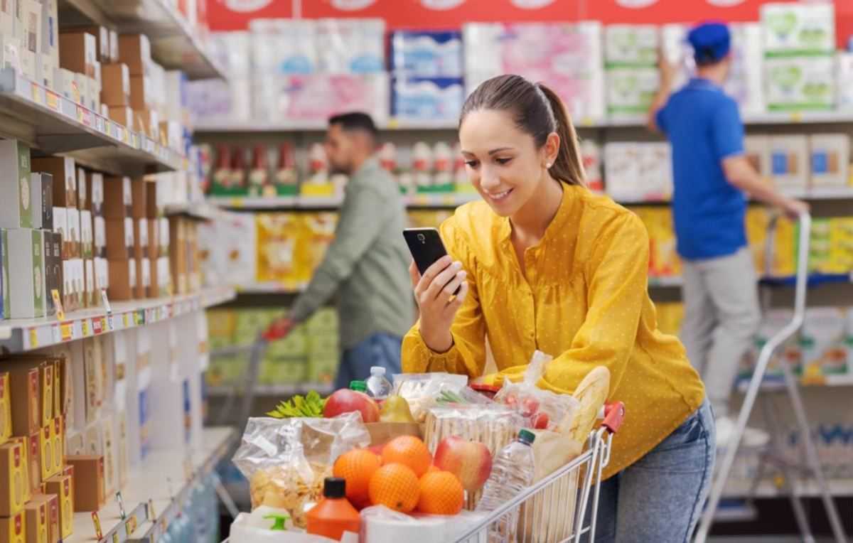 supermarkt shopping winkelen