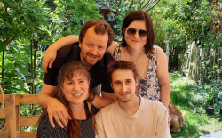 Mathias Sercu en zijn gezin