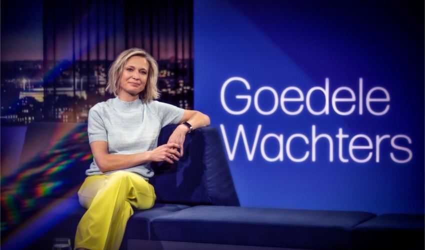 Het gaat verkeerd voor Goedele Wachters terwijl ze live op televisie is